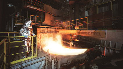 Started operation of eco arc electric furnace at steel mill in Incheon